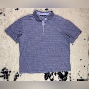 Cutter & Buck Men’s Blue Short Sleeve Cotton Polo Size Large